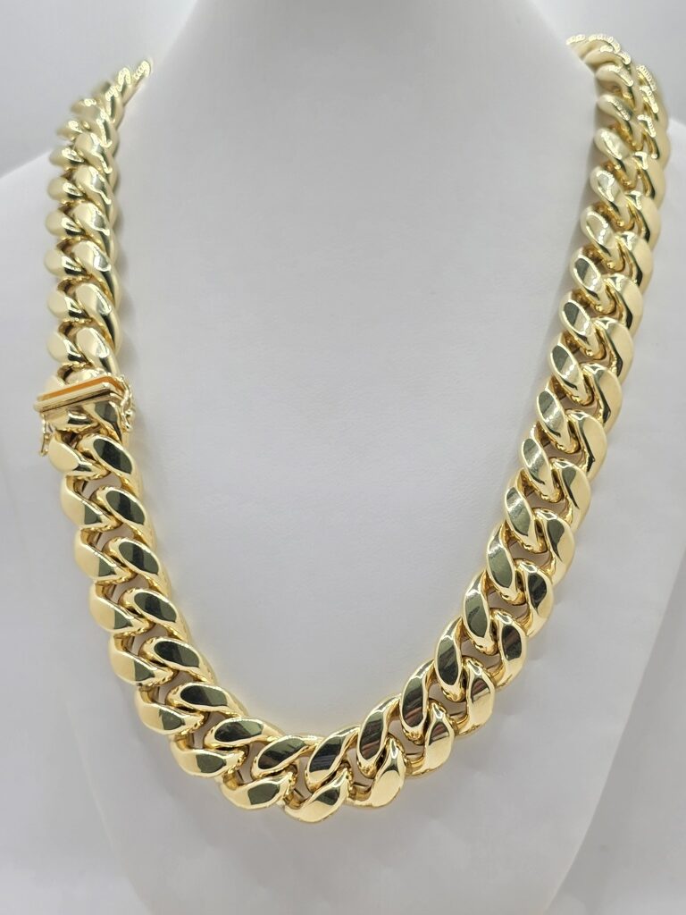 10K SEMISOLID MIAMI CUBAN CHAIN 15MM 26" – JY Jewelry Wholesale