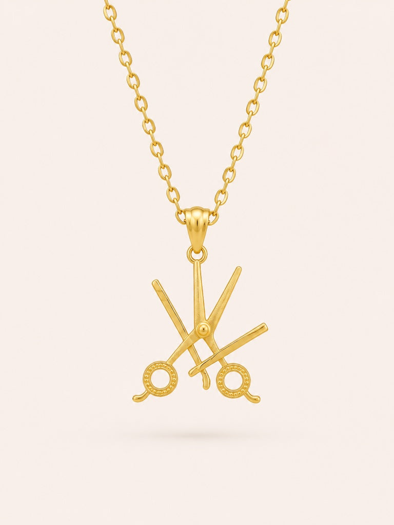 10K MEDIUM BARBER'S SCISSORS PENDANT – MEDIUM – JY Jewelry Wholesale