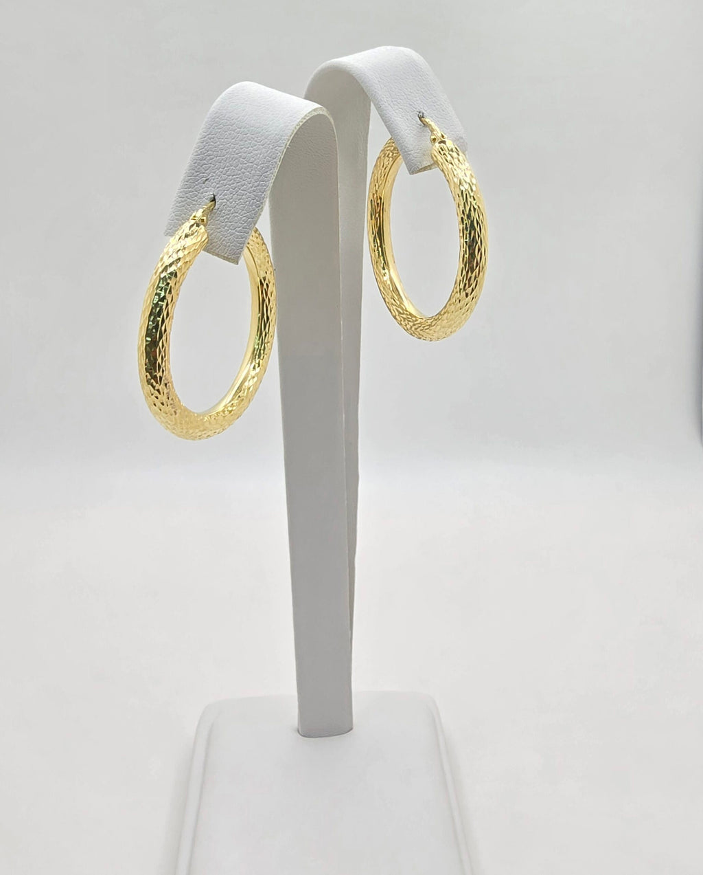 10K DIAMOND CUT HOOPS EARRINGS – 4 – JY Jewelry Wholesale