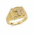 10K CROSS RING – 11 – JY Jewelry Wholesale