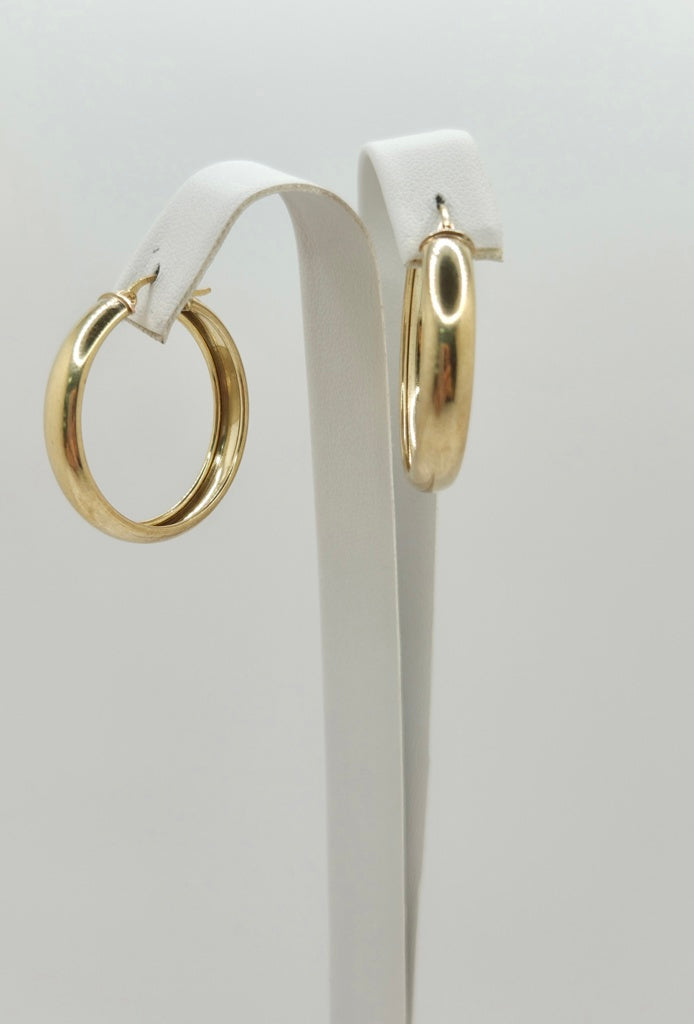 10K PLAIN HOOPS EARRINGS – JY Jewelry Wholesale