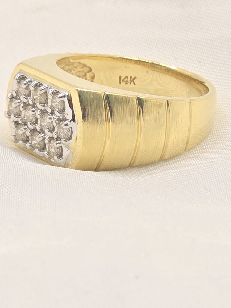 14K VINTAGE DIAMOND RING – – 10 – JY Jewelry Wholesale