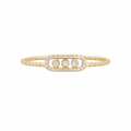 14K DELICATE CZ RECTANGULAR SHAPE RING – 7 – JY Jewelry Wholesale