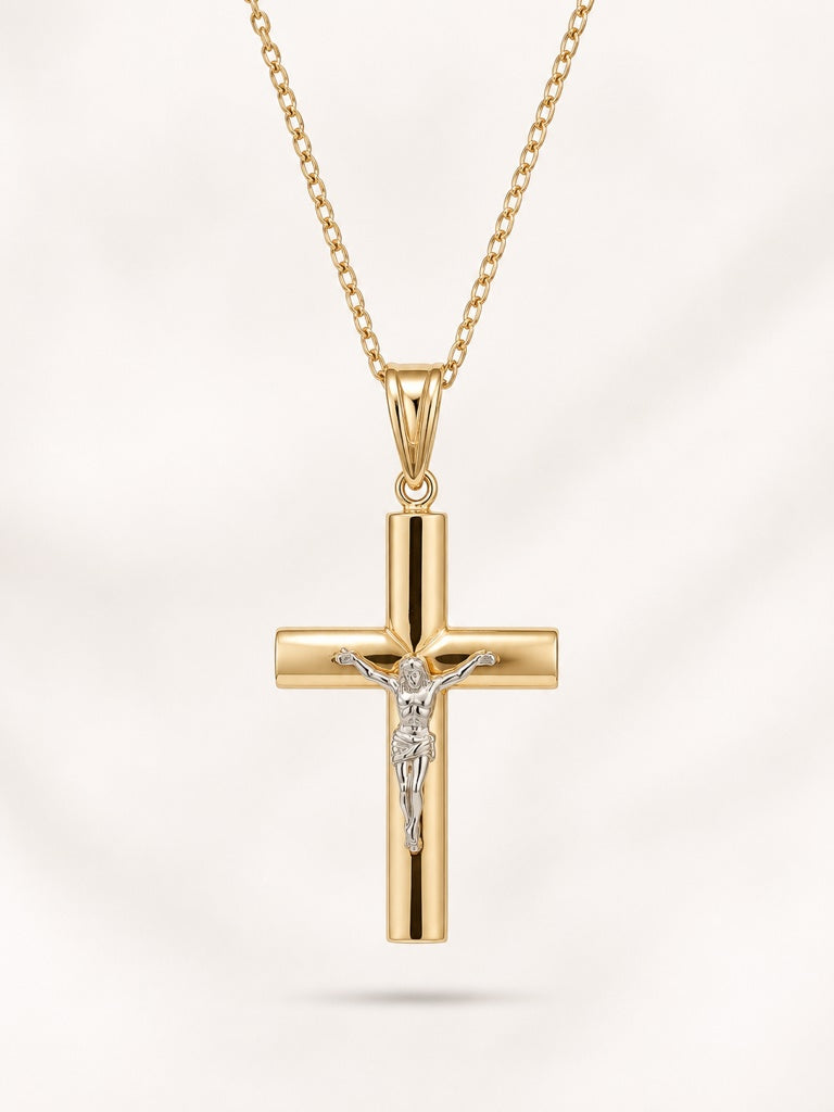 10K CROSS CHRIST PENDANT Size – JY Jewelry Wholesale