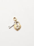 14K HEART AND KEY CHARM – JY Jewelry Wholesale