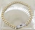 10K MONACO BRACELET CZ – 6.5MM 8" – JY Jewelry Wholesale