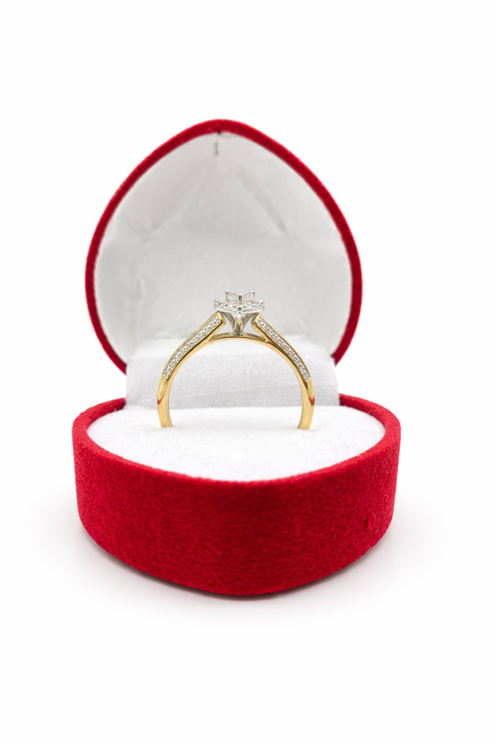 10K DELICATE SMALL HEART DIAMOND WOMAN'S RING – 7 – JY Jewelry Wholesale