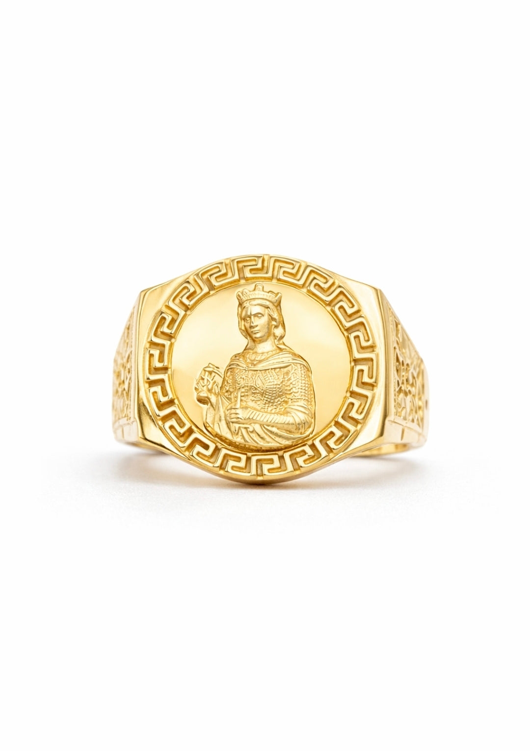 10K GREEK SILHOUETTE FRAME SANTA BARBARA RING – 10 – JY Jewelry Wholesale