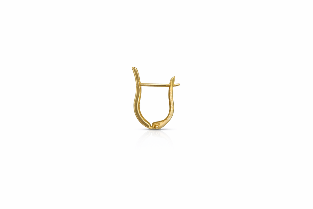 14K VINTAGE STYLE X DETAILS OMEGA BACK EARRINGS – JY Jewelry Wholesale