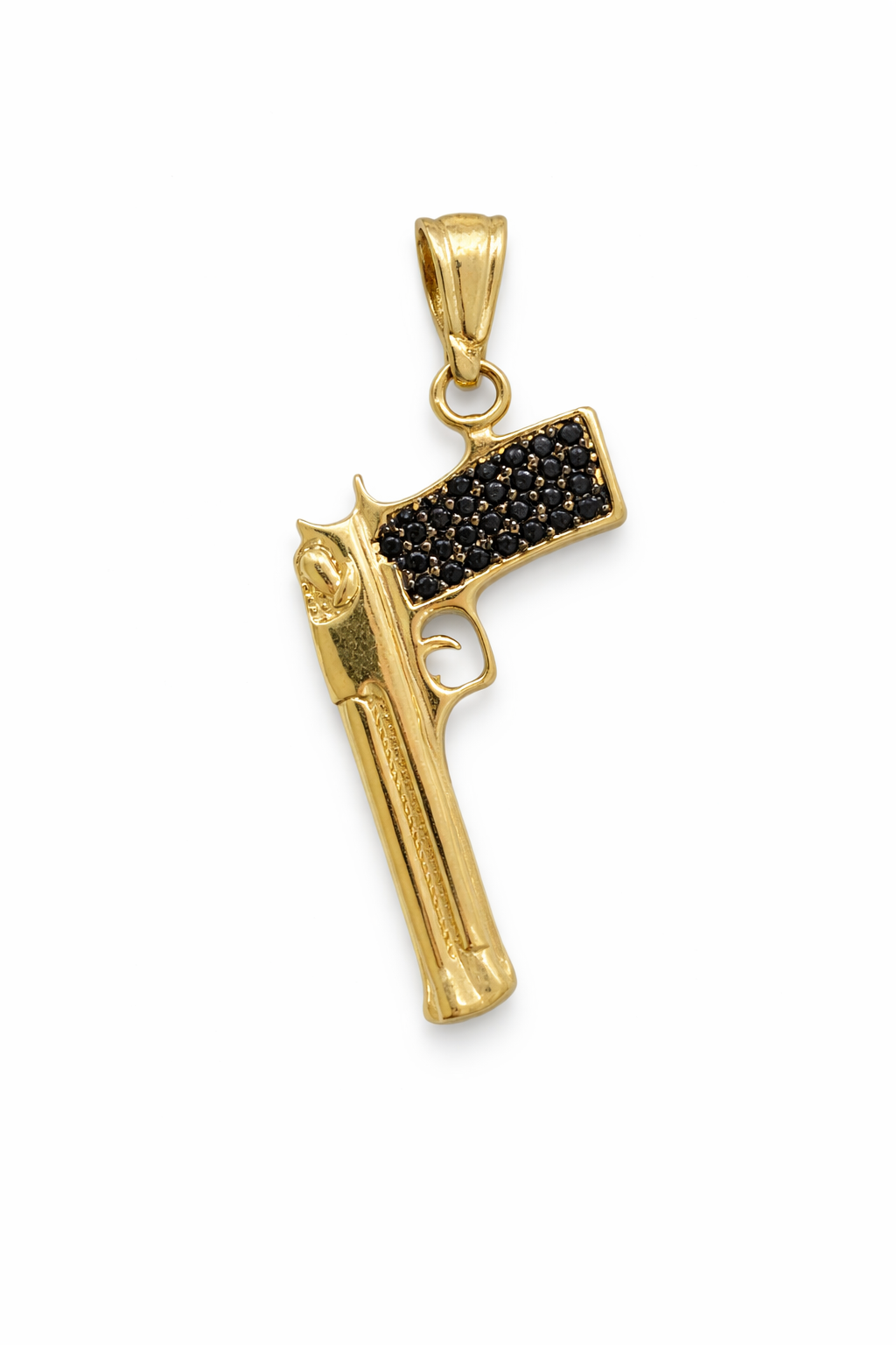 10K CZ GUN PENDANT – JY Jewelry Wholesale