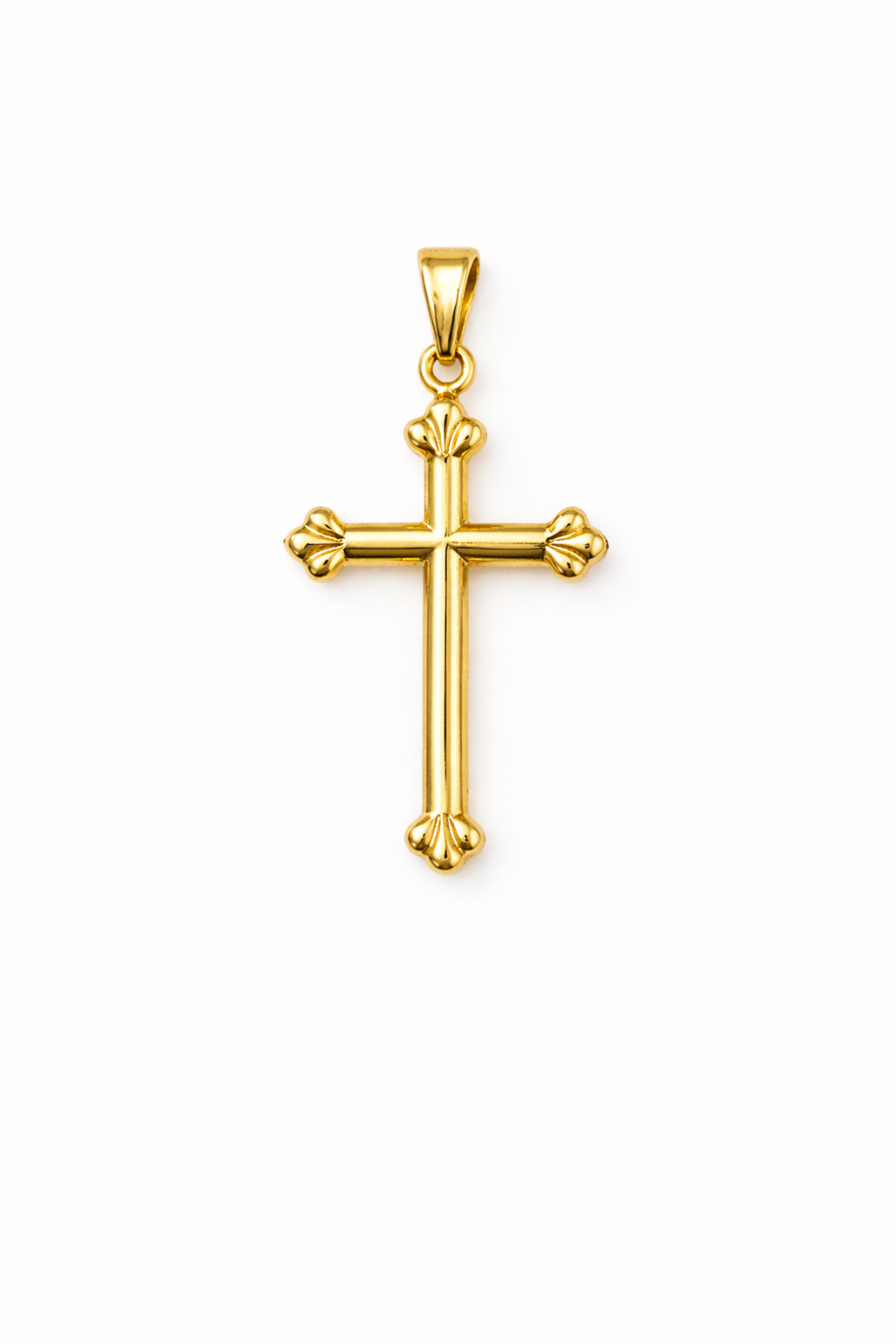 14K MODERN CROSS PENDANDT – JY Jewelry Wholesale