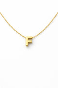 10K CHAIN ??WITH LETTER "F" PENDANT – 18 – JY Jewelry Wholesale