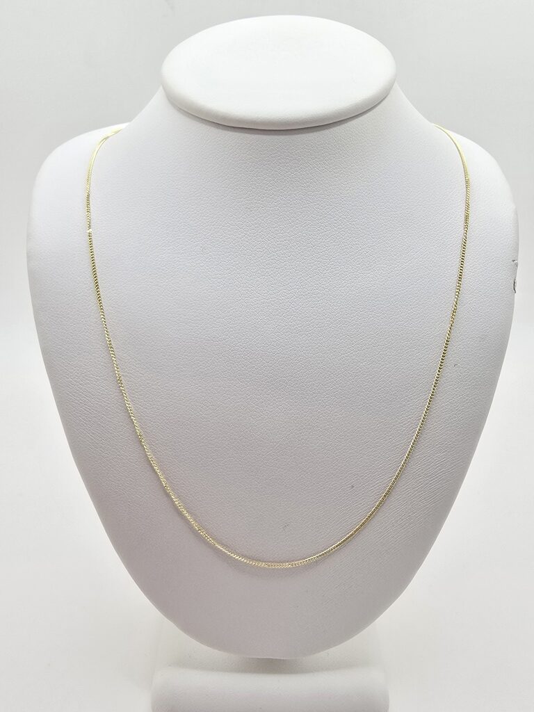 10K BABY MIAMI CUBAN CHAIN – 20" 0.8MM – JY Jewelry Wholesale