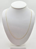 10K BABY MIAMI CUBAN CHAIN – 20" 0.8MM – JY Jewelry Wholesale