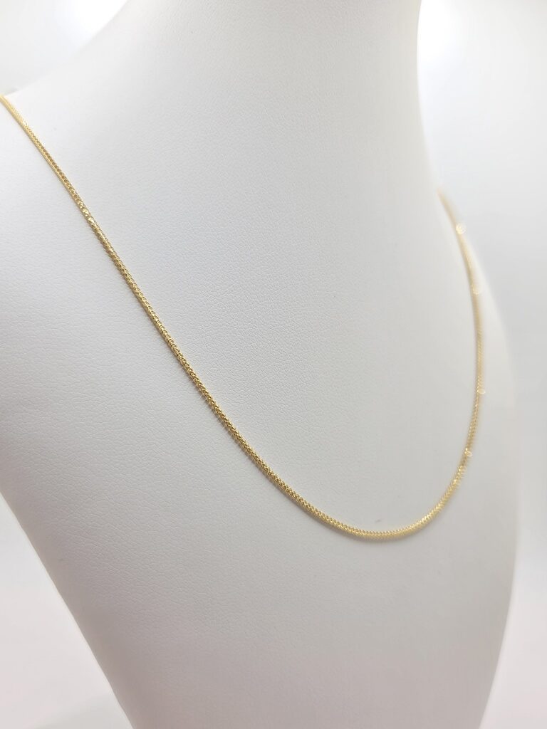 10K SOLID FRANCO CHAIN – 18" 1.8MM – JY Jewelry Wholesale