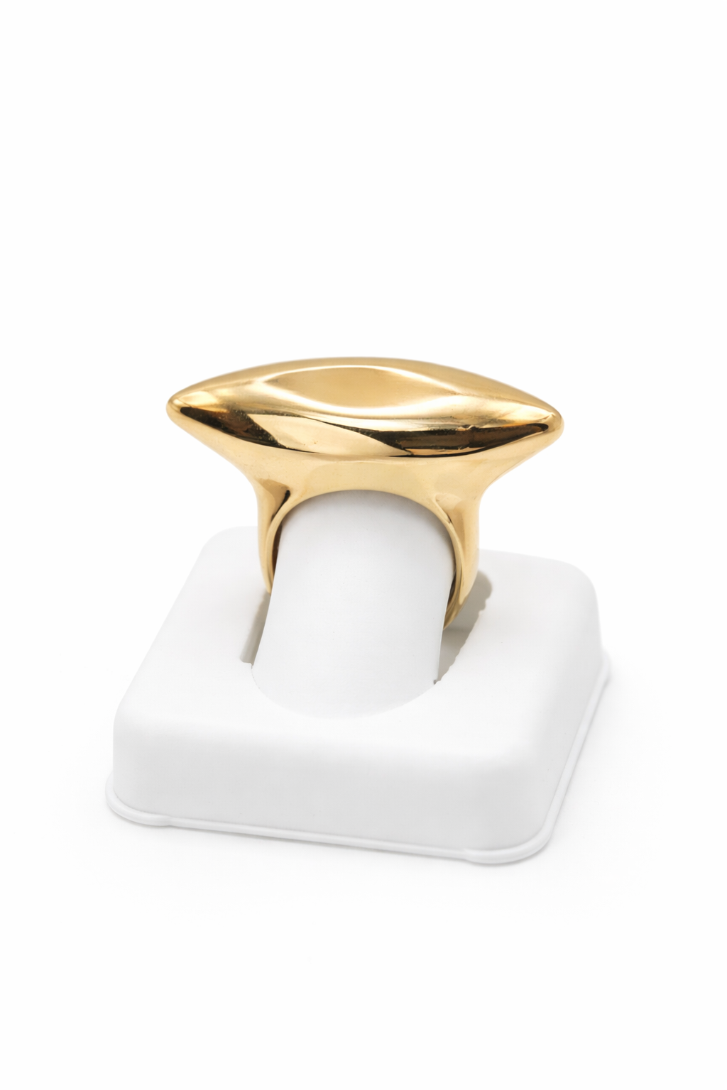 14K EXOTIC LARGE OVAL SHAPED RING – 7 – JY Jewelry Wholesale
