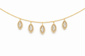 14K YELLOW GOLD NATURAL DIAMOND MARQUISE BRACELET – 7.5" – JY Jewelry Wholesale