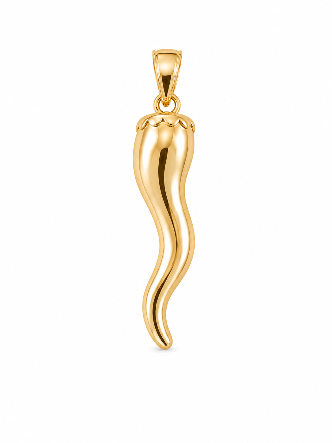 14K GOLDEN HORN LUCKY PENDANT – JY Jewelry Wholesale