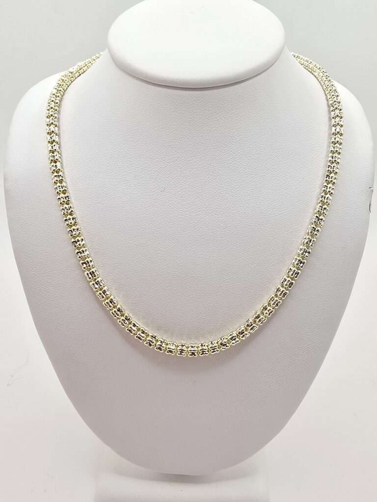 10K ICE CHAIN – 20" 3.5MM – JY Jewelry Wholesale