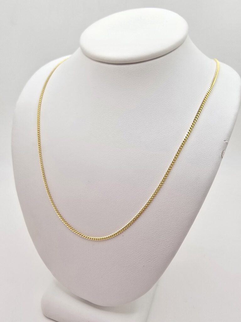 14K BABY SOLID MIAMI CUBAN CHAIN – 16" 1.5MM – JY Jewelry Wholesale