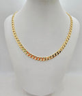 10K HOLLOW CUBAN CURB FLAT CHAIN – 24" 5MM – JY Jewelry Wholesale