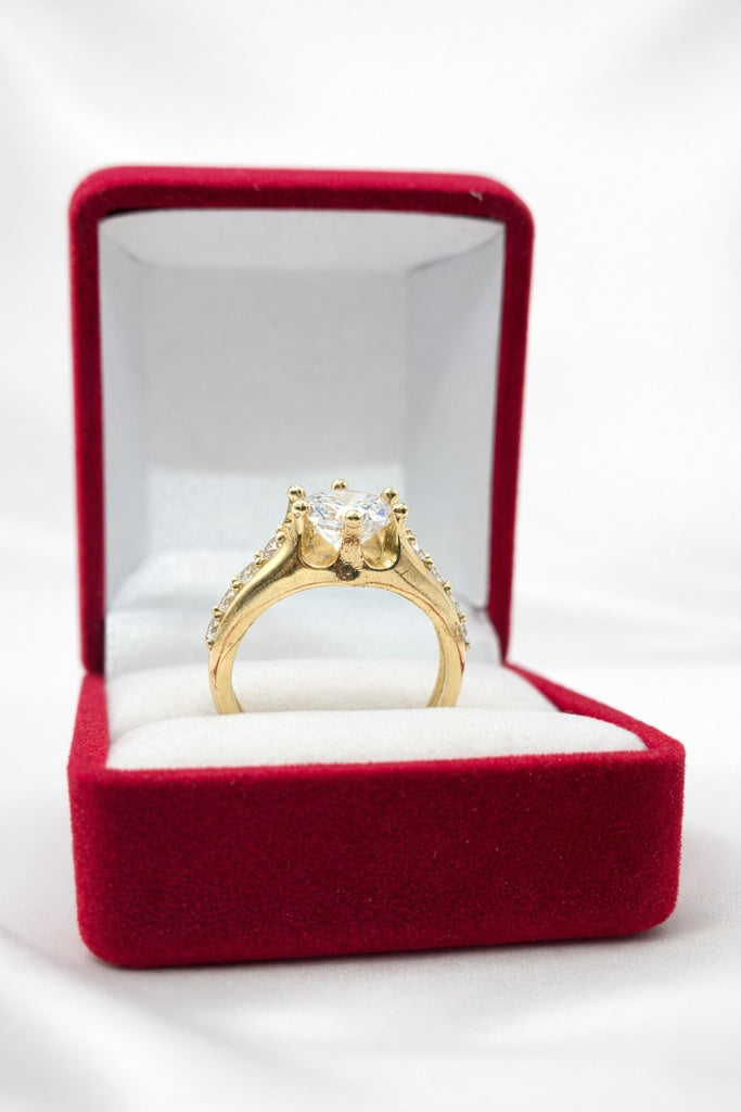 10K CZ ELEGANT ROUND STONE PROMISE WOMAN'S RING – 7 – JY Jewelry Wholesale