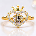 10K 15ANERA HEART RING – 8 – JY Jewelry Wholesale