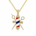 10K BARBER PENDANT – JY Jewelry Wholesale