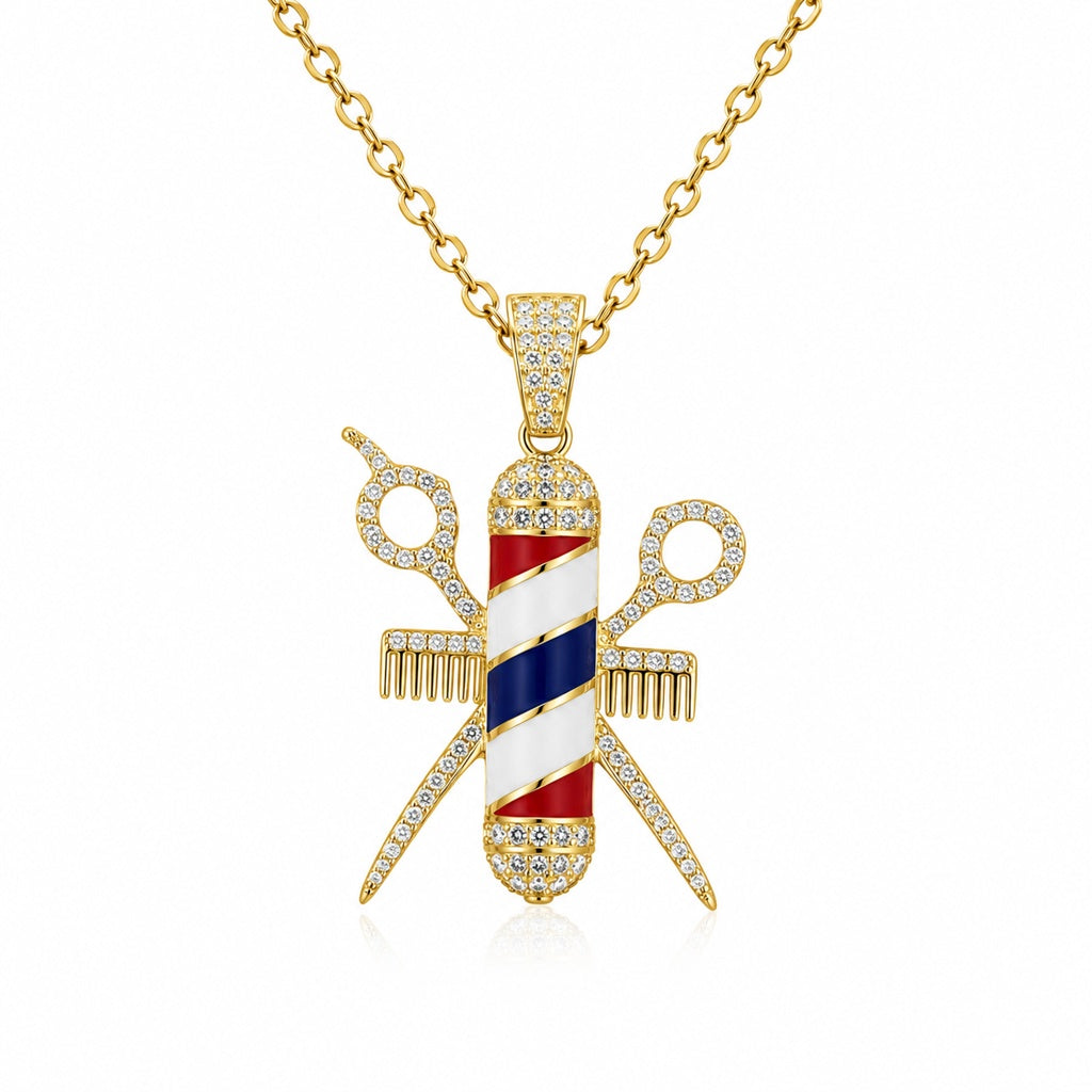 10K BARBER PENDANT – JY Jewelry Wholesale