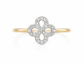 14K DIAMOND FLOWER RING – 7 – JY Jewelry Wholesale