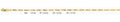 14K Gold Figaro 3+1 Concave Light Chain - 1.9 mm