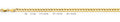 14K Gold Cuban Concave Open Light Chain - 4.7 mm