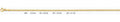 14K Gold Cuban Concave Regular Chain - 2.2 mm