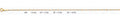 14K Gold Valentino with Star D.C. 3 Color Chain - 1.5 mm