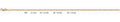 14K Gold Basic Valentino 3 Color Chain - 2.1 mm