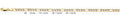 14K Gold Figaro 3+1 WP Light Chain - 3.9 mm