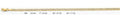 14K Gold Cuban Regular WP Chain - 3.2 mm