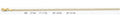 14K Gold Cuban Regular WP Chain - 2.7 mm