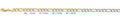 14K Gold Figaro 3+1 WP Open Light Chain - 4.7 mm