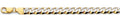 14K Gold Cuban Regular WP Chain - 12.2 mm
