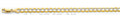 14K Gold Cuban Open Light WP Chain - 7 mm