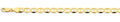 14K Gold Flat Mariner Chain - 7.7 mm