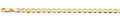 14K Gold Flat Mariner Chain - 6.5 mm