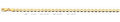14K Gold Flat Mariner Chain - 4.4 mm