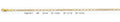 14K Gold Assorted WP - Figaro 10+7 Chain - 2.6 mm