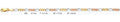 14K Gold Figaro 3+1 Concave Regular 3 Color Chain - 3.7 mm