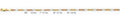 14K Gold Ficonucci 3 Color Chain - 2.5 mm