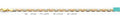 14K Gold Basic Valentino 3 Color Chain - 4.2 mm