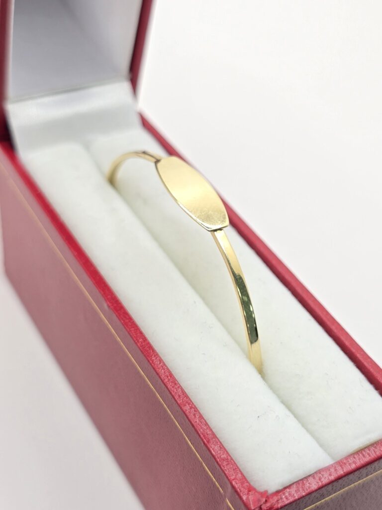 10K BABY ID BANGLEWeight 2.1GR – JY Jewelry Wholesale