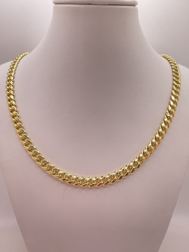 10K SEMISOLID MIAMI CUBAN CHAIN 7MM 22" – JY Jewelry Wholesale